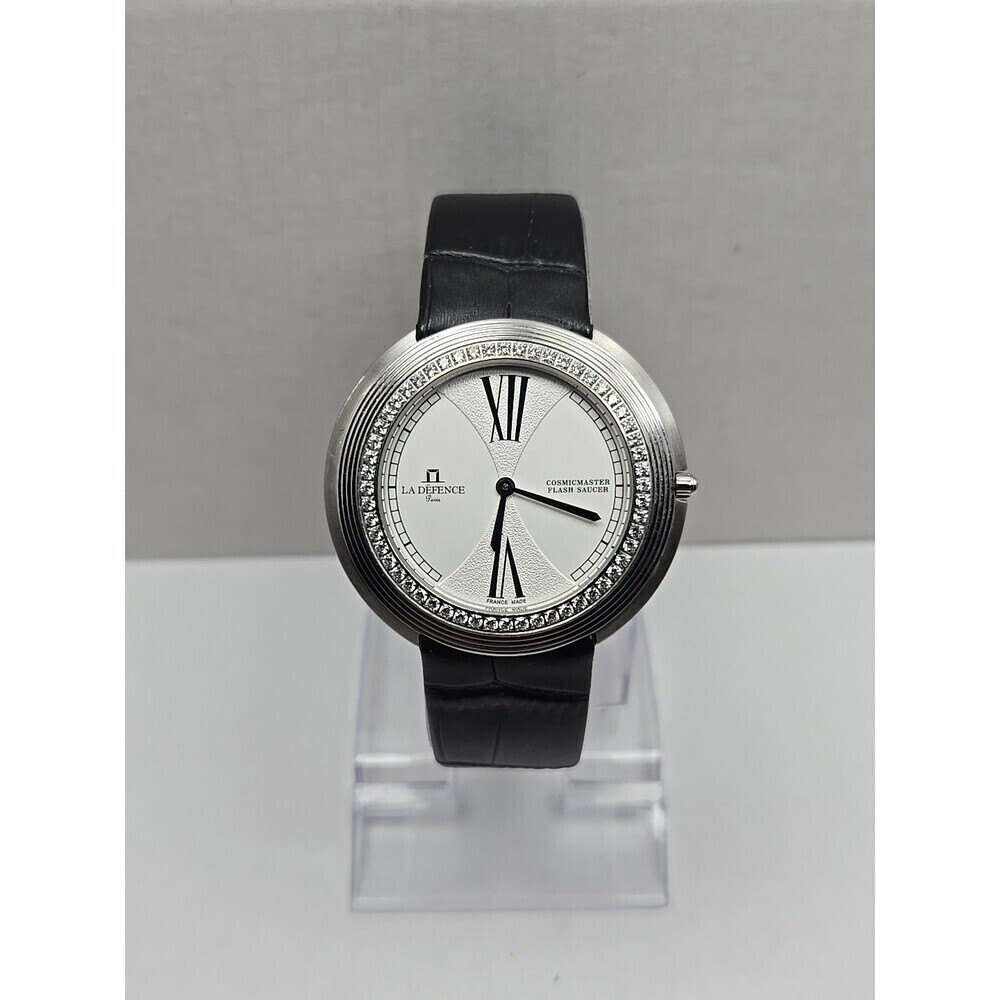 La Defence Paris Cosmicmaster Flash Saucer Unisex Watch New Battery France